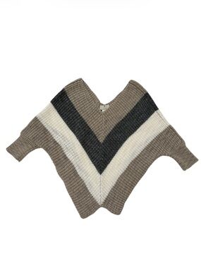 Berretti Italy Poncho Style Knitted Pullover Sweater OSFA